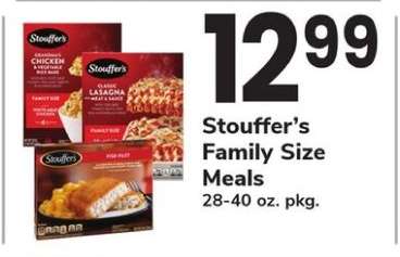 Stouffer's Family Size Meals