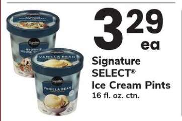 Signature SELECT Ice Cream Pints