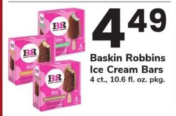 Baskin Robbins Ice Cream Bars