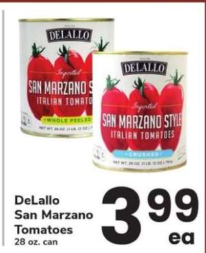 Delallo San Marzano Tomatoes