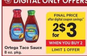 Ortega Taco Sauce*