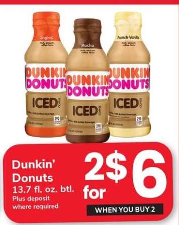 Dunkin' Donuts Iced Coffee