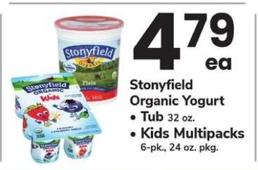 Stonyfield Organic Yogurt