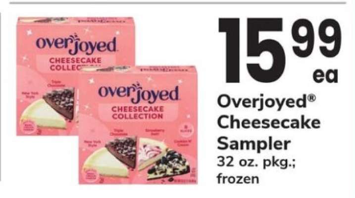 overjoyed Cheesecake Sampler