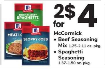 McCormick Seasoning