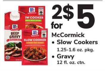 McCormick Slow Cookers & Gravy