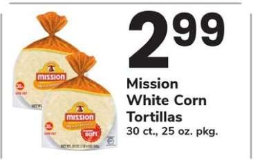 Mission White Corn Tortillas