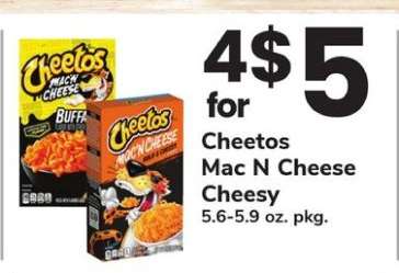 Cheetos Mac'N Cheese Cheesy