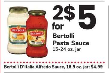 Bertolli Pasta Sauce