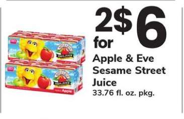 Apple & Eve Sesame Street Juice