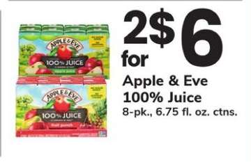 Apple & Eve 100% Juice