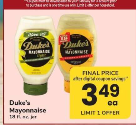 Duke's Mayonnaise