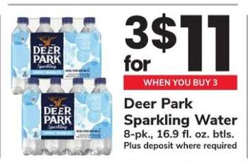 Deer Park Sparkling Water