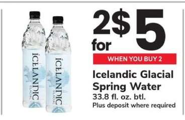 Icelandic Glacial Spring Water