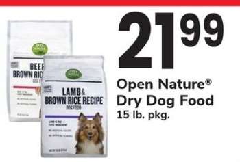 Open Nature Dry Dog Food