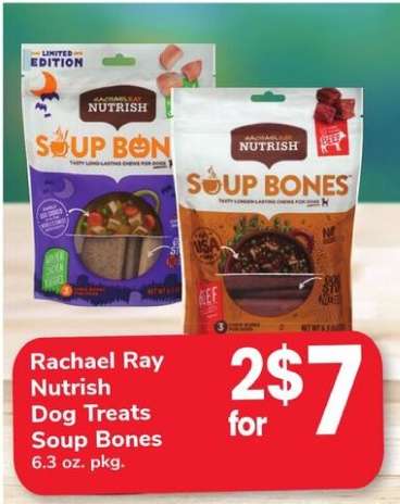 Rachael Ray Nutrish Dog Treats Soup Bones