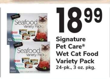Signature Pet Care Wet Cat Food Variety Pack