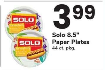 Solo 8.5" Paper Plates
