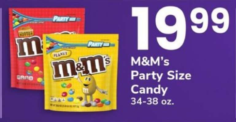 M&M's Party Size Candy