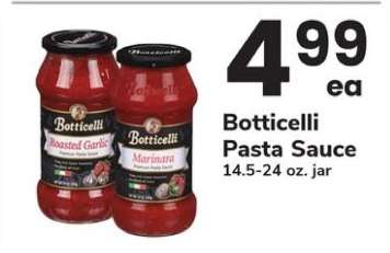 Botticelli Pasta Sauce
