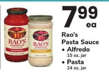 Rao's Pasta Sauce