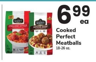 Cooked Perfect Meatballs