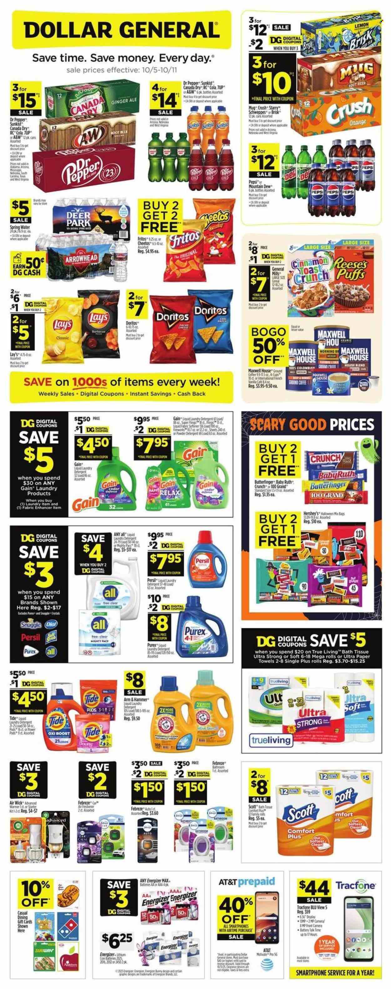 Dollar General ad - 10/05/2025 - 10/11/2025. Page 1