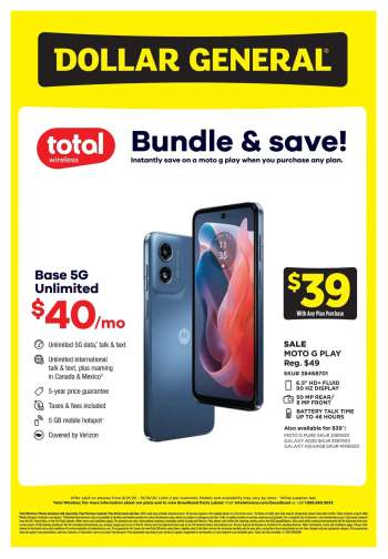 Dollar General Flyer - 09/21/2025 - 10/18/2025.