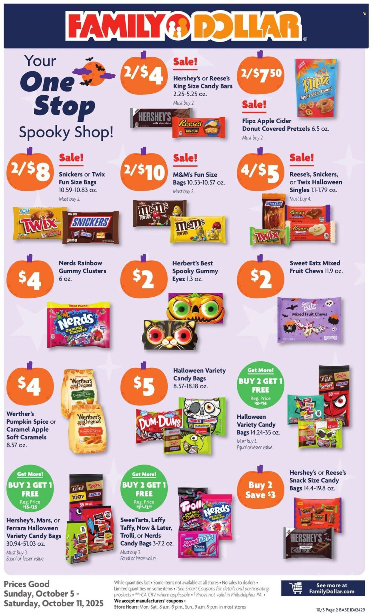 Family Dollar ad - 10/05/2025 - 10/11/2025. Page 2