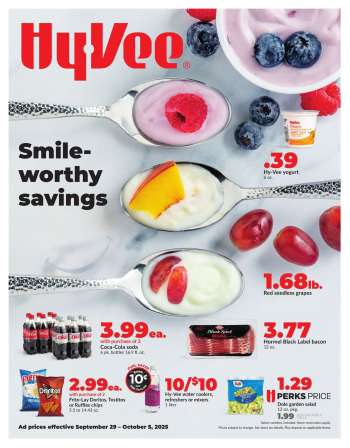Hy-Vee Flyer - 09/29/2025 - 10/06/2025.