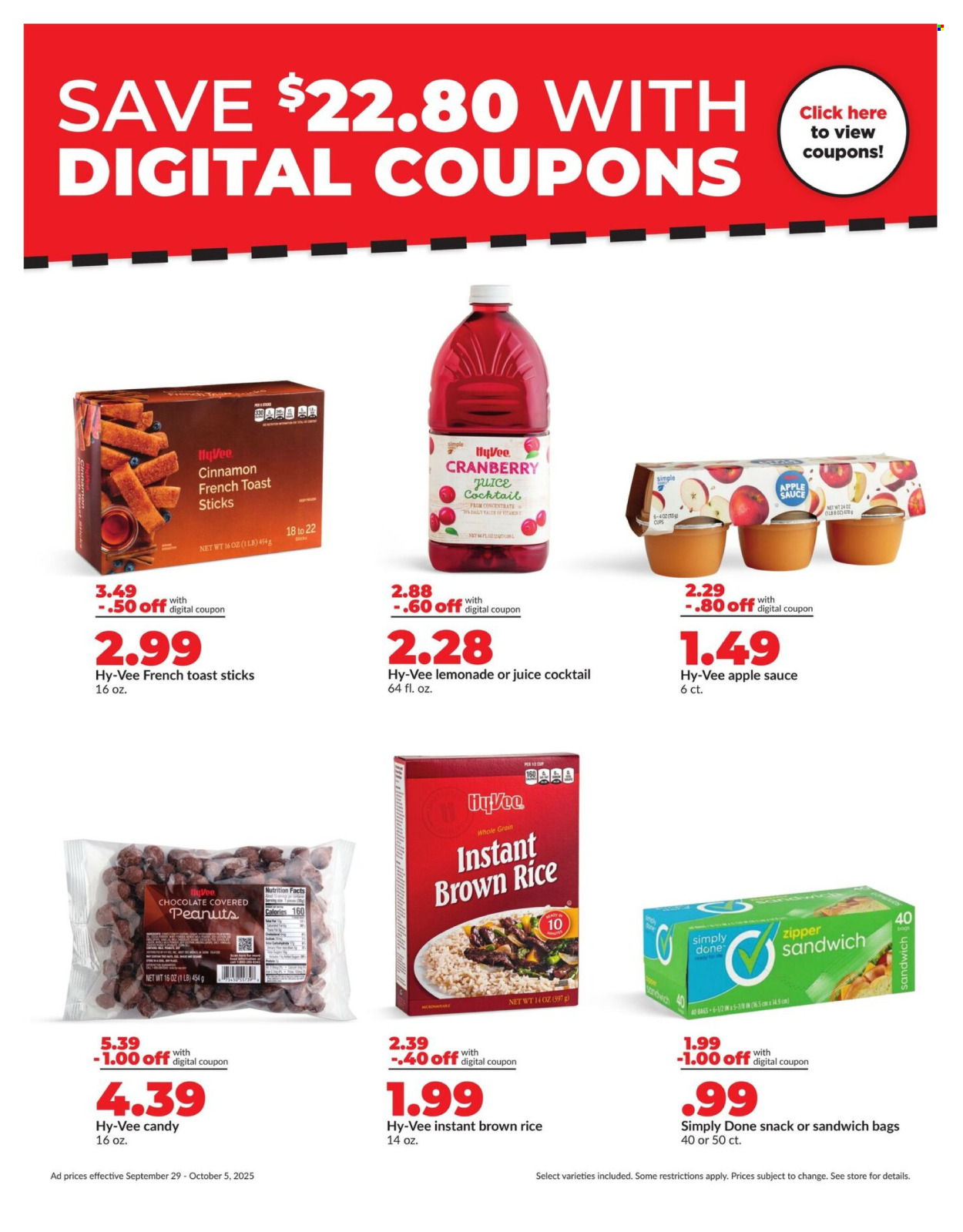 Hy-Vee ad - 09/29/2025 - 10/06/2025. Page 5