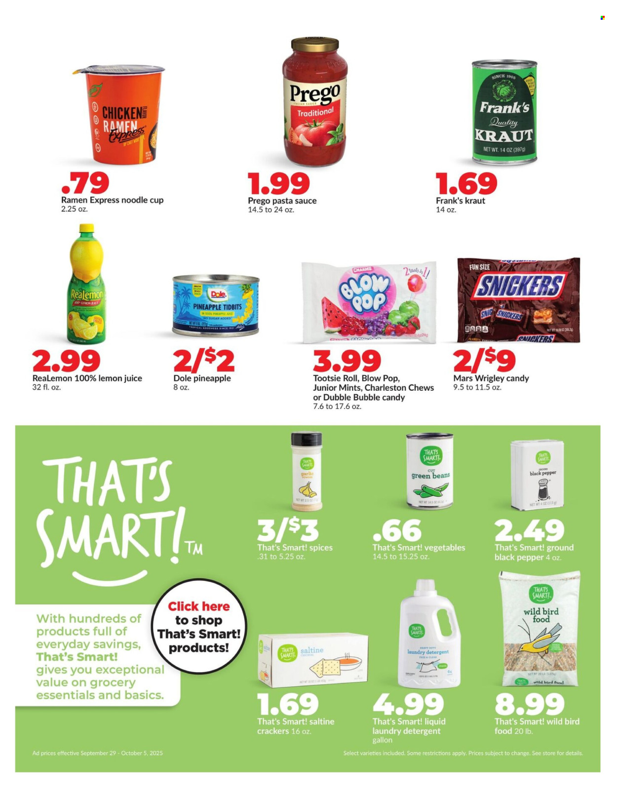 Hy-Vee ad - 09/29/2025 - 10/06/2025. Page 16