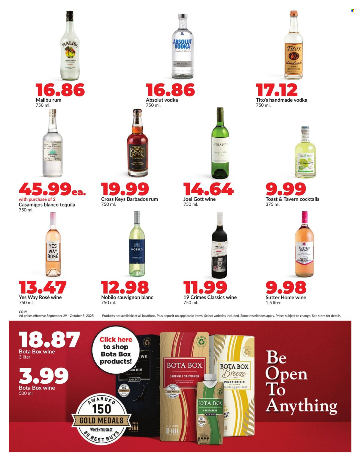 Hy-Vee ad - 09/29/2025 - 10/06/2025. Page 25