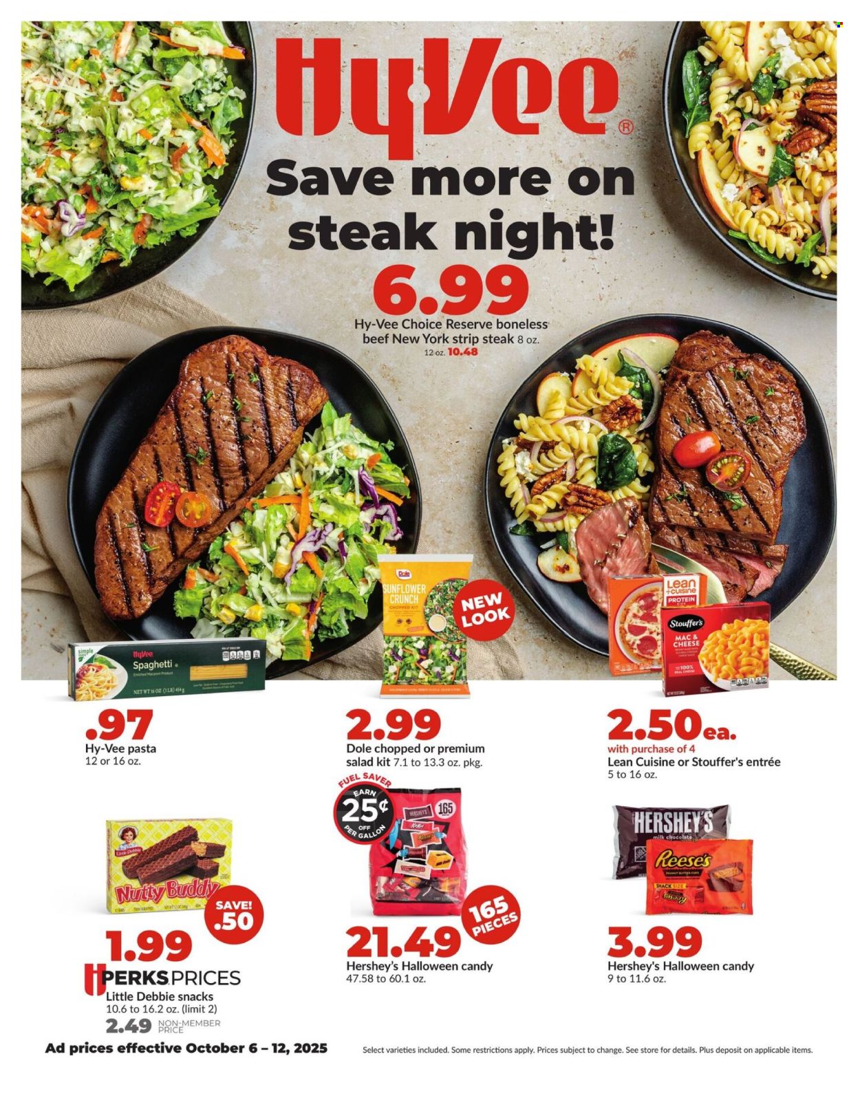 Hy-Vee ad - 10/06/2025 - 10/12/2025. Page 1