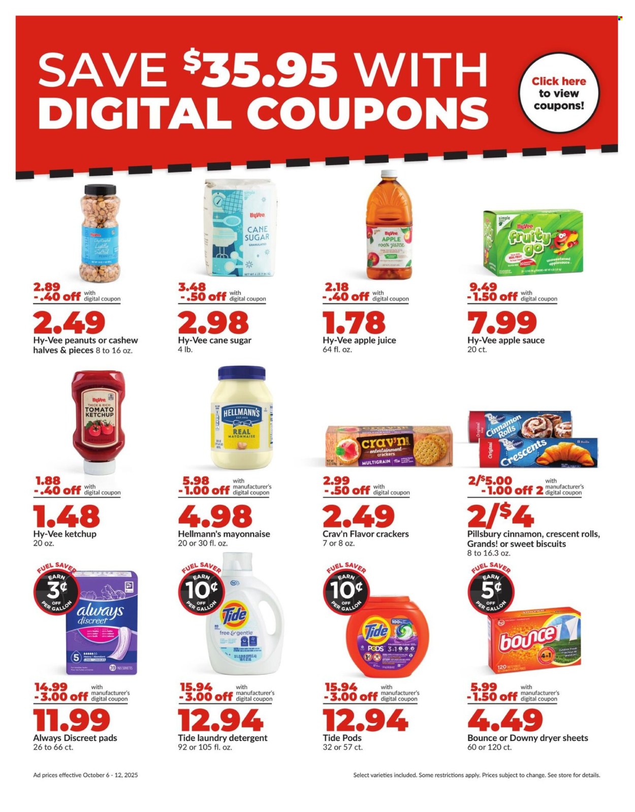 Hy-Vee ad - 10/06/2025 - 10/12/2025. Page 5