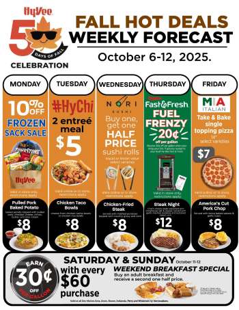 Hy-Vee Flyer - 10/06/2025 - 10/12/2025.