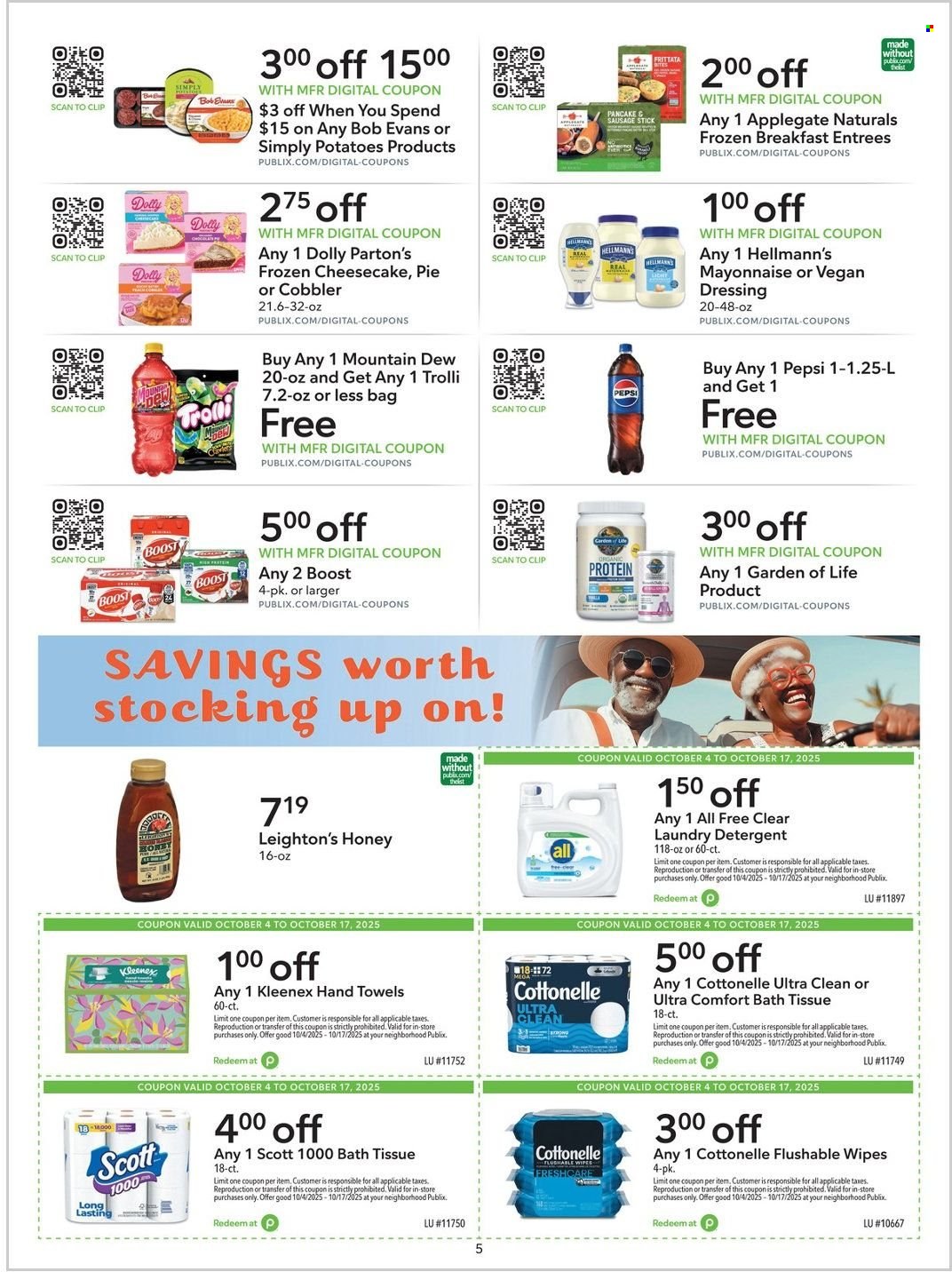 Publix ad - 10/04/2025 - 10/17/2025. Page 5