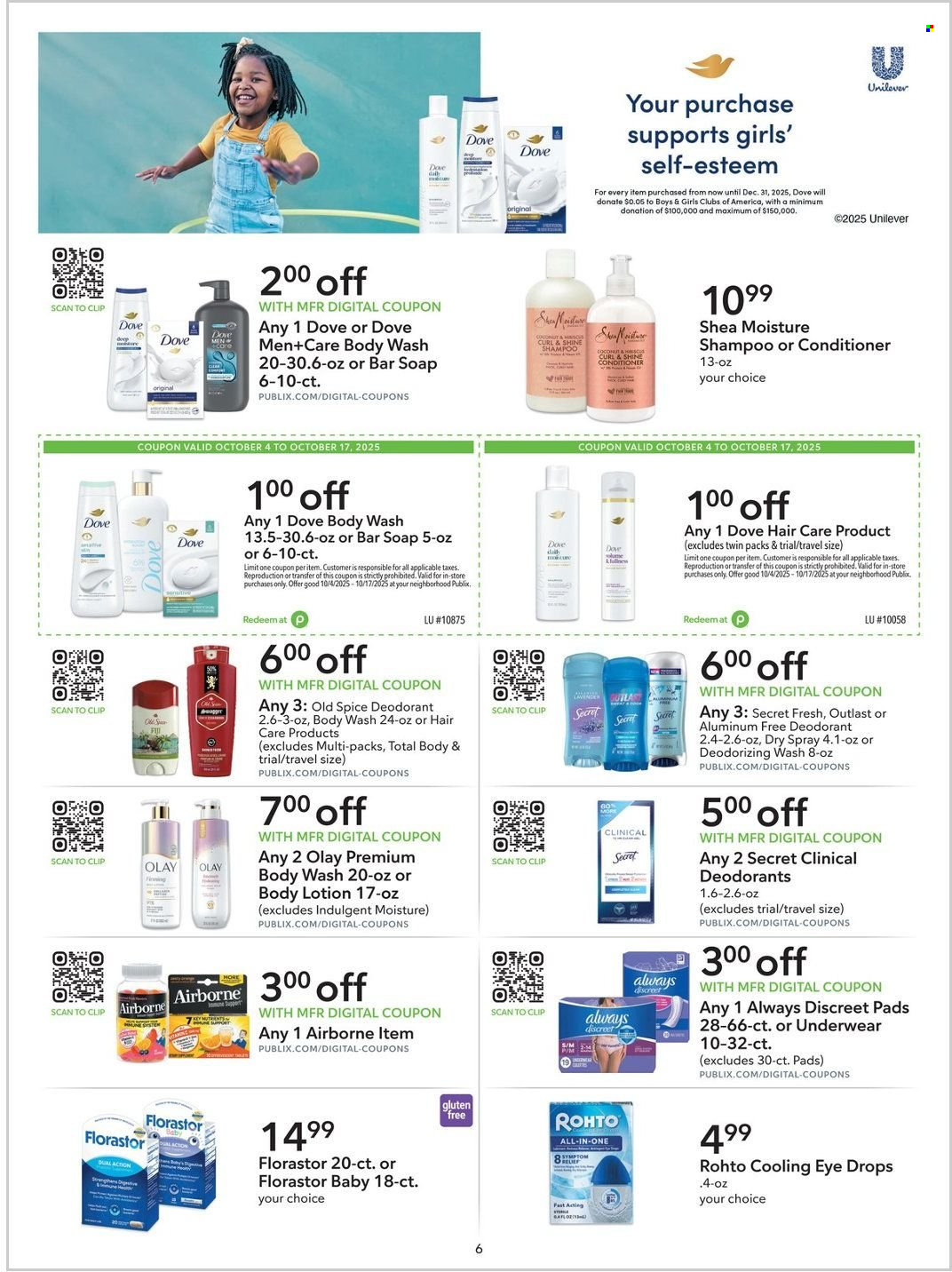 Publix ad - 10/04/2025 - 10/17/2025. Page 6