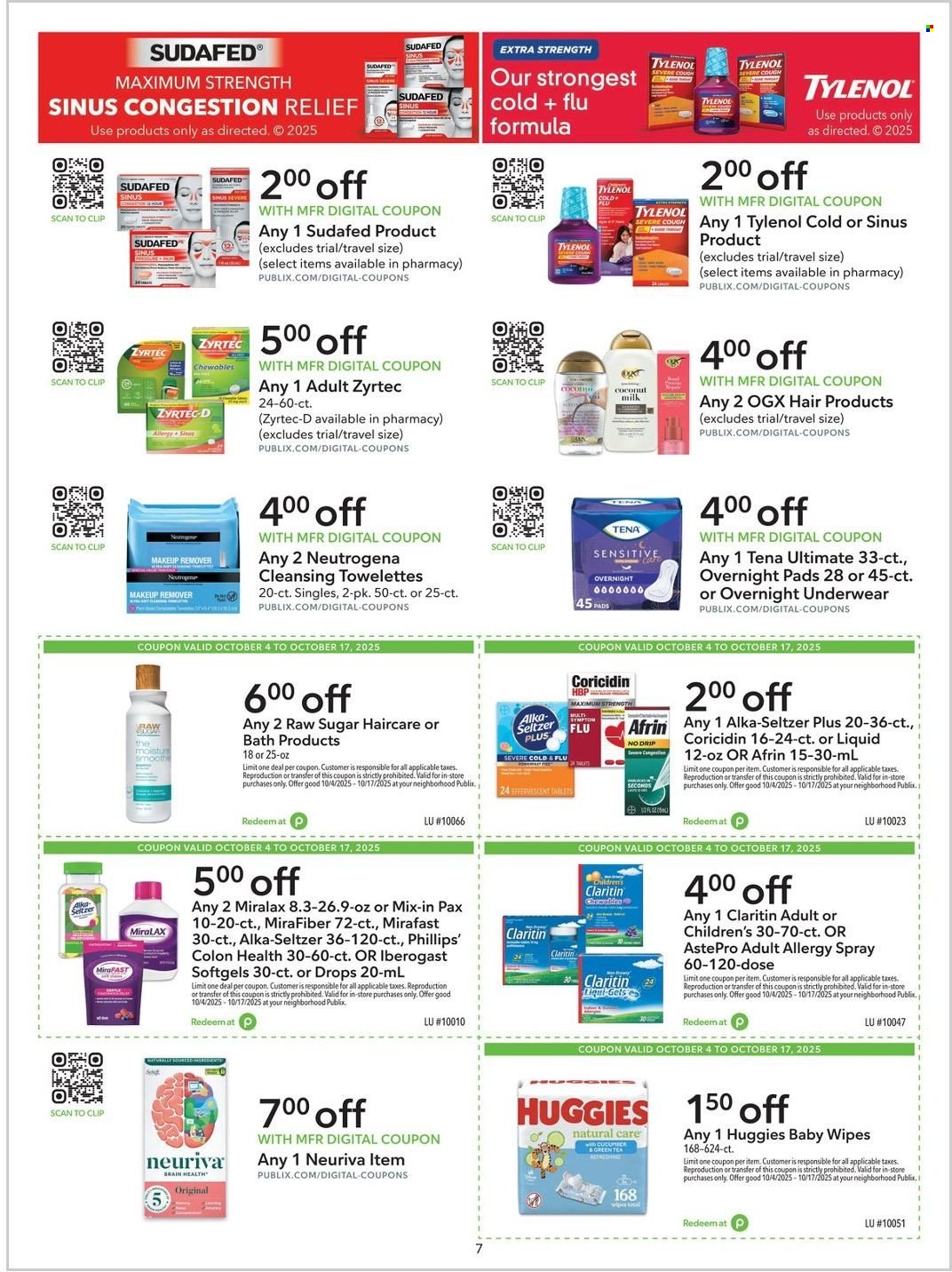 Publix ad - 10/04/2025 - 10/17/2025. Page 7
