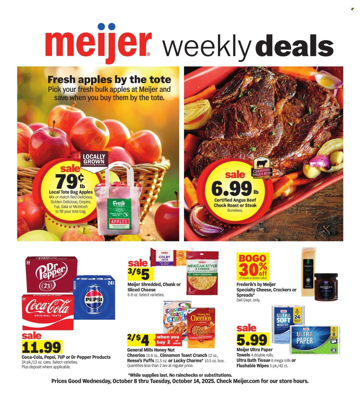 Meijer ad - 10/08/2025 - 10/14/2025. Page 1