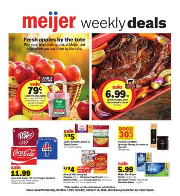 Meijer Flyer - 10/08/2025 - 10/14/2025.