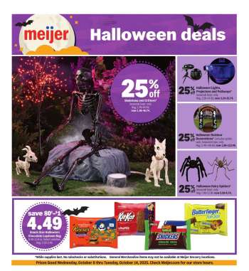 Meijer Flyer - 10/08/2025 - 10/14/2025.
