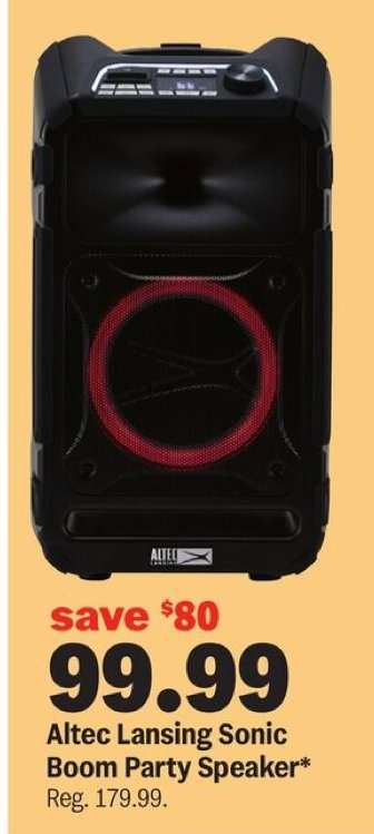 Altec Lansing Sonic Boom Party Speaker