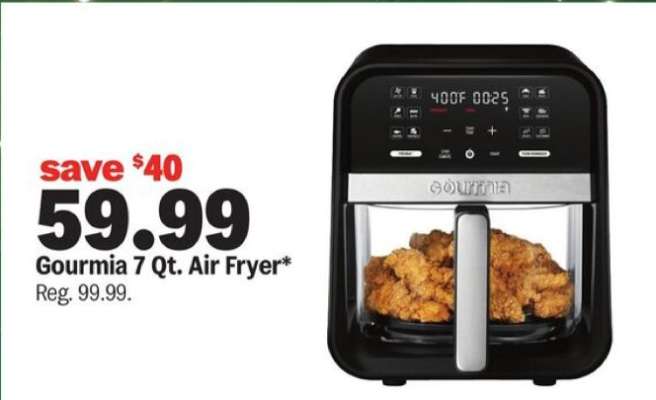 Gourmia 7 Qt. Air Fryer