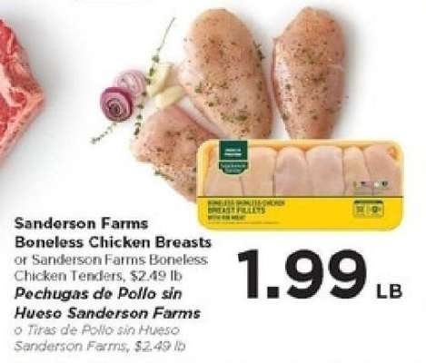 Sanderson Farms Boneless Chicken Breasts