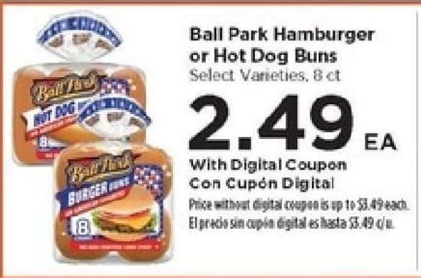 Ball Park Hamburger Or Hot Dog Buns