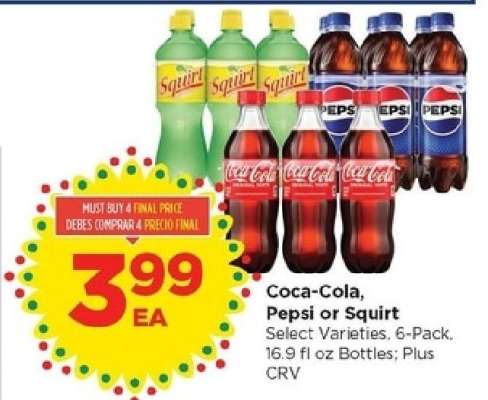 Coca-Cola, Pepsi or Squirt