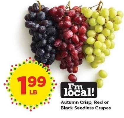 Autumn Crisp, Red or Black Seedless Grapes