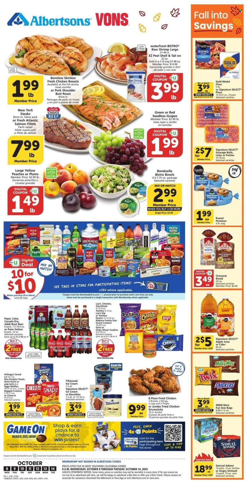 Albertsons Flyer - 10/08/2025 - 10/14/2025.