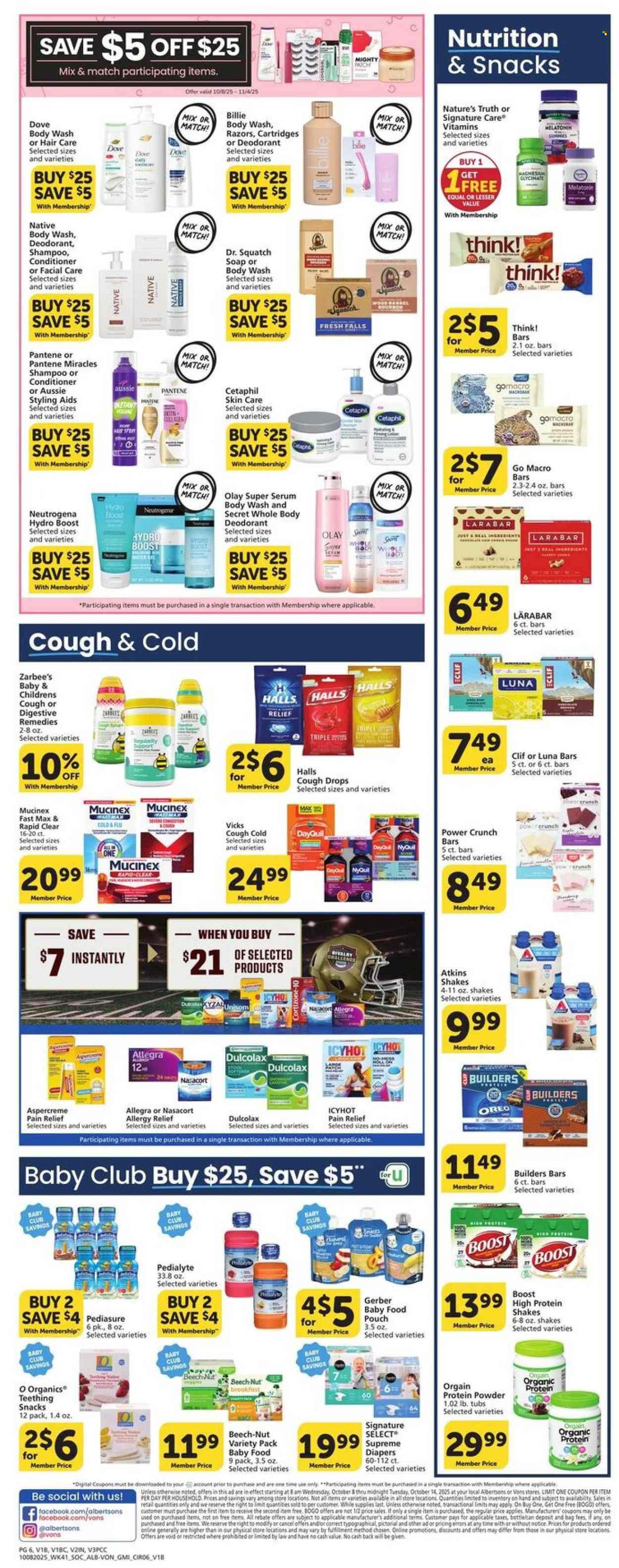 Albertsons ad - 10/08/2025 - 10/14/2025. Page 6
